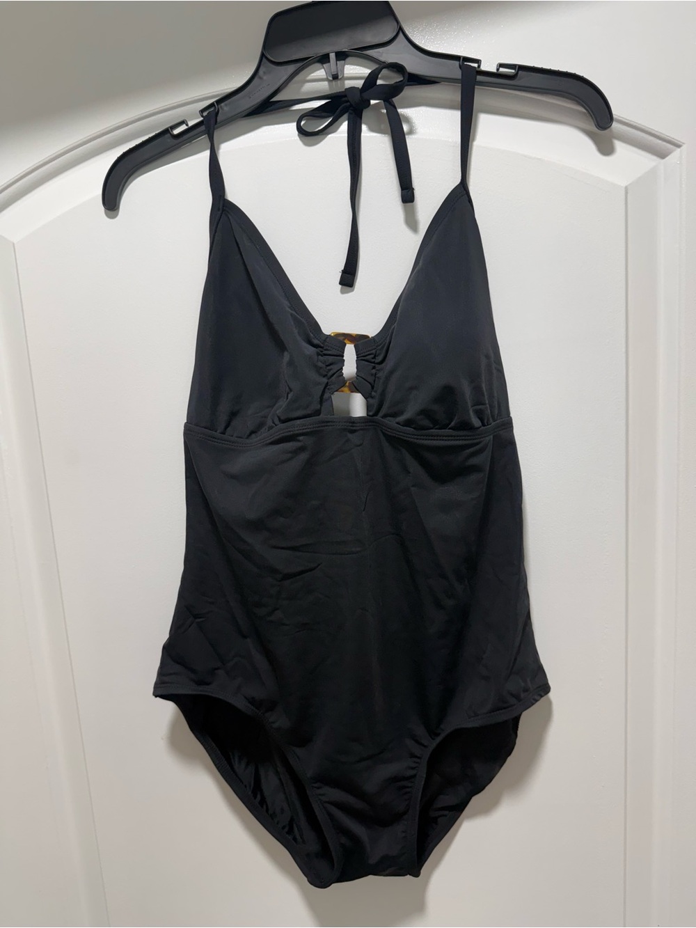 Merona Black Padded One-Piece Swimsuit